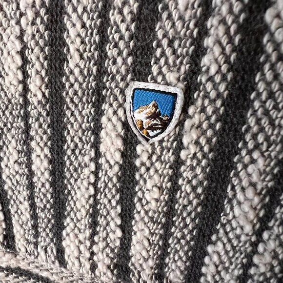 Kuhl Cardigan Womens Size XS Gray & White Asymmetric Hem Lightweight Gorpcore - Picture 12 of 14